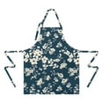 thumbnail image 2 of Pioneer Flower Floral Print Pattern Apron-Garden Aprons for Women with Pockets-Cotton Linen Waterproof Kitchen Cooking Gardening Aprons Adjustable for Kitchen,Cooking,BBQ and Salon 33x27 Inch, 2 of 7