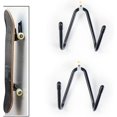 thumbnail image 4 of PinesC Skateboard Wall Mount Hanger Rack for Guitar Longboard Snowboards Water Skis W Style Storage Display Home Organization 2 Pieces, 4 of 5