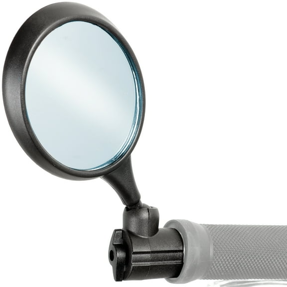Delta Cycle & Home Universal Bike Handlebar Bar End Mirror, Fully Adjustable Handlebar Rearview Mirror For Bicycles, Large Ultra-Clear Glass Safety Mirror fits Road, Mountain, Cruisers, and E-Bikes
