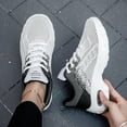 thumbnail image 5 of Rotm Women Footwear Women Walking Shoes Ladies Running Sneakers Breathable Mesh Sports Shoes Casual Lightweight Gym Lace up Sneakers I,6.5, 5 of 7