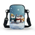thumbnail image 2 of XYZCANDO Christmas Penguin Mini Cross Body Cellphone Handbag for Women Lightweight Crossbody Purse Halloween Cell Phone Wallet Small Coin Bag Casual Case Pouch for Yoga Hiking Work, 2 of 7