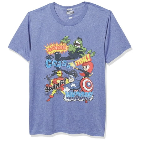 Maglietta Marvel Ragazza – Little Big Hanging Around – Maniche Corte, Ufficiale, Vestibilità Piccola – Ordina Una Taglia In Più