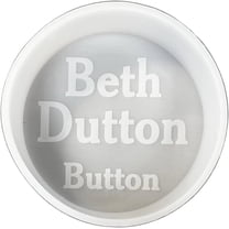 Dutton Button Care Freshie Mold Beth, John, Casey Car Candle Silicone Yellow 4x4x1 Round Circle for Scented Aroma Beads Car Candle, Soap, Resin Oven Safe Bake Heat Resistant to 400 F