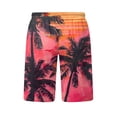 thumbnail image 5 of NIEWTR Mens Casual Shorts Stretch Joggers Casual Shorts for Men Drawstring Shorts with Multi Pockets Sports Shorts Men's Summer Shorts M,Orange, 5 of 5