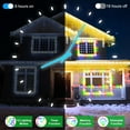 OTGFRF-82FT 810 LED Outdoor Christmas Lights - 180 Ice Drops, 12 Pro ...
