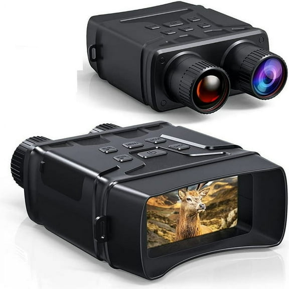 Night Vision Binoculars,Handheld Day and Night Dual-Use Binocular,5X Digital Night Vision Device with Infrared 1080P HD