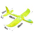 thumbnail image 4 of LED Light Airplane, 18.89" Large Throwing Foam Plane,Flying Toy for Kids, Outdoor Sport Toys, Blue, 4 of 8
