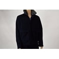 thumbnail image 3 of Tasso Elba Mens Faux-Fur Collar Aviator Jacket, Blue, Large, 3 of 7