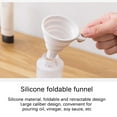 thumbnail image 6 of Silicone Folding Funnel For Filling Bottles Home Dispenser Retractable Liquid Dispensing Funnel Food Grade Kitchen Appliance, 6 of 6