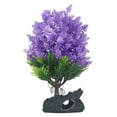 thumbnail image 1 of Artificial Seaweed Water Plants, Fish  Plant Decorations PU Beautiful Low Maintenance Vibrant Colors With Resin Base For Home Purple, 1 of 8