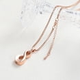 thumbnail image 6 of Infinity Memorial Urn Necklace for ashes Stainless Steel Infinite Love Cremation Jewelry Keepsake Urn Pendant Necklace for Loved One Ashes for Women Men, 6 of 6