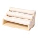 thumbnail image 3 of Expositor de pulseras con base de madera independiente de 3 niveles Beige, 3 of 9