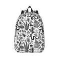 thumbnail image 2 of Rocae Fall Forest for Durable Canvas Backpack Leisure Large Bag Travel Rucksack Multi-function Backpack Medium, 2 of 8