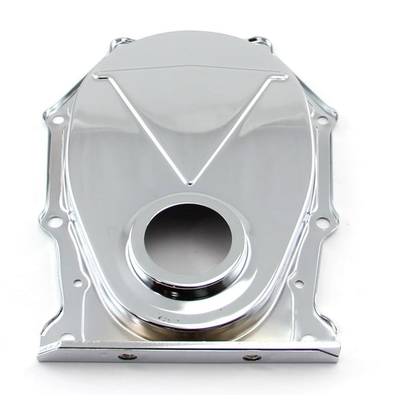 Speedmaster PCE265.1007 Compatible with Mopar and Compatible with Chrysler BB 383 440 Steel Plated Timing Chain Cover Chrome