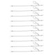 thumbnail image 1 of 10 Aumentos Doblados de Acero Inoxidable Anti Booms Baoblaze, 1 of 4
