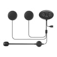 thumbnail image 2 of HEVIRGO DK11 Waterproof Bluetooth-compatible 5.0 Motorcycle Helmet Headset Hands Free Headphone, 2 of 10