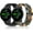Black,Camouflage, variant on MYKOMI Bands Compatible with Google Pixel Watch 3 45mm, Stretchy Braided Nylon 2 Pack Soft Loop Strap Replacement Adjustable Elastic Wristband for Google Pixel Watch 3 45mm Smart Watch for Women Men