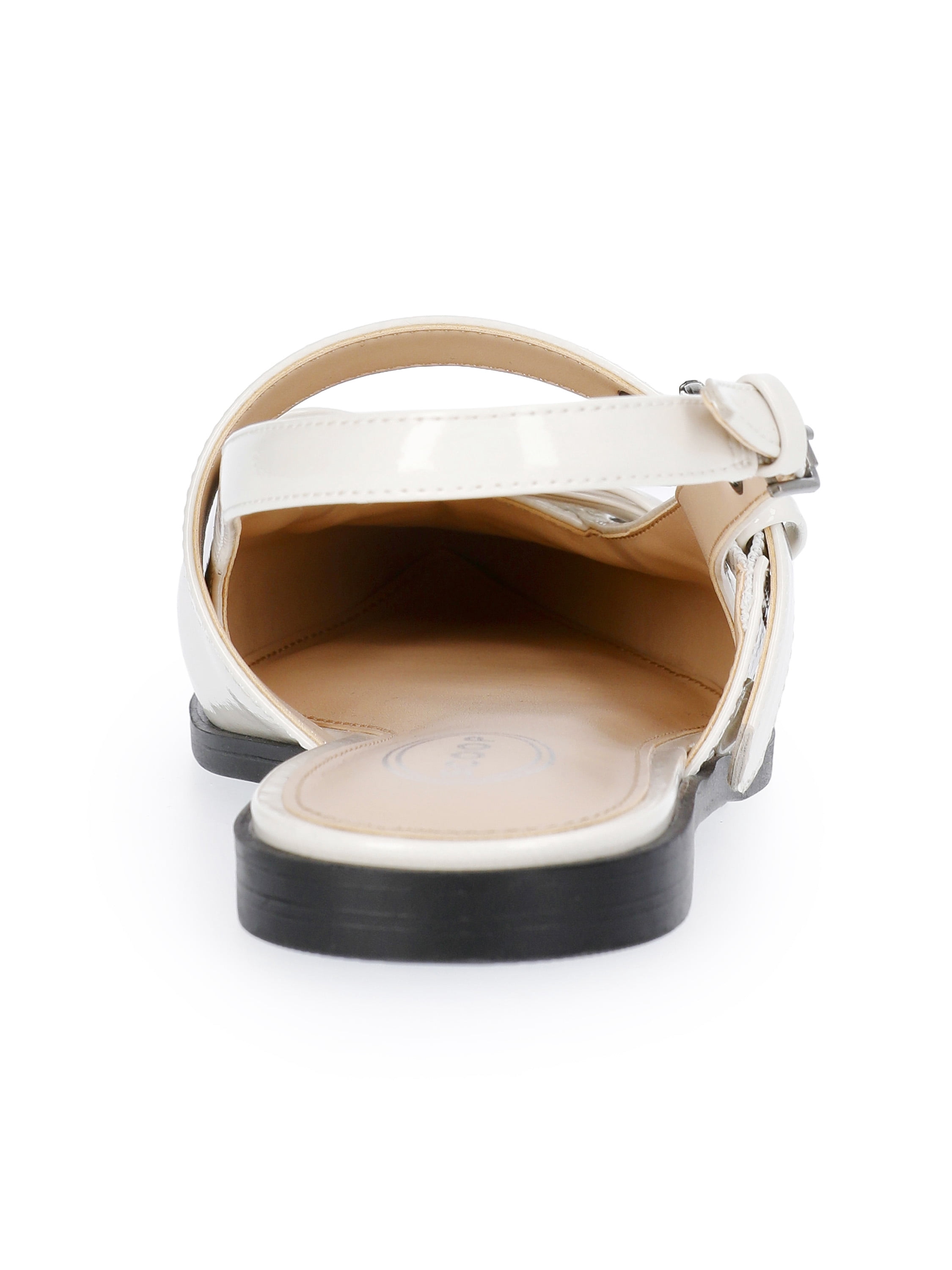 Scoop Women's Patent Faux Leather Corset Flats