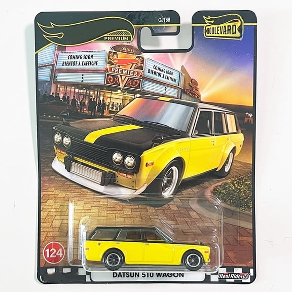 HW Premium Boulevard #124 Datsun 510 Wagon GJT68