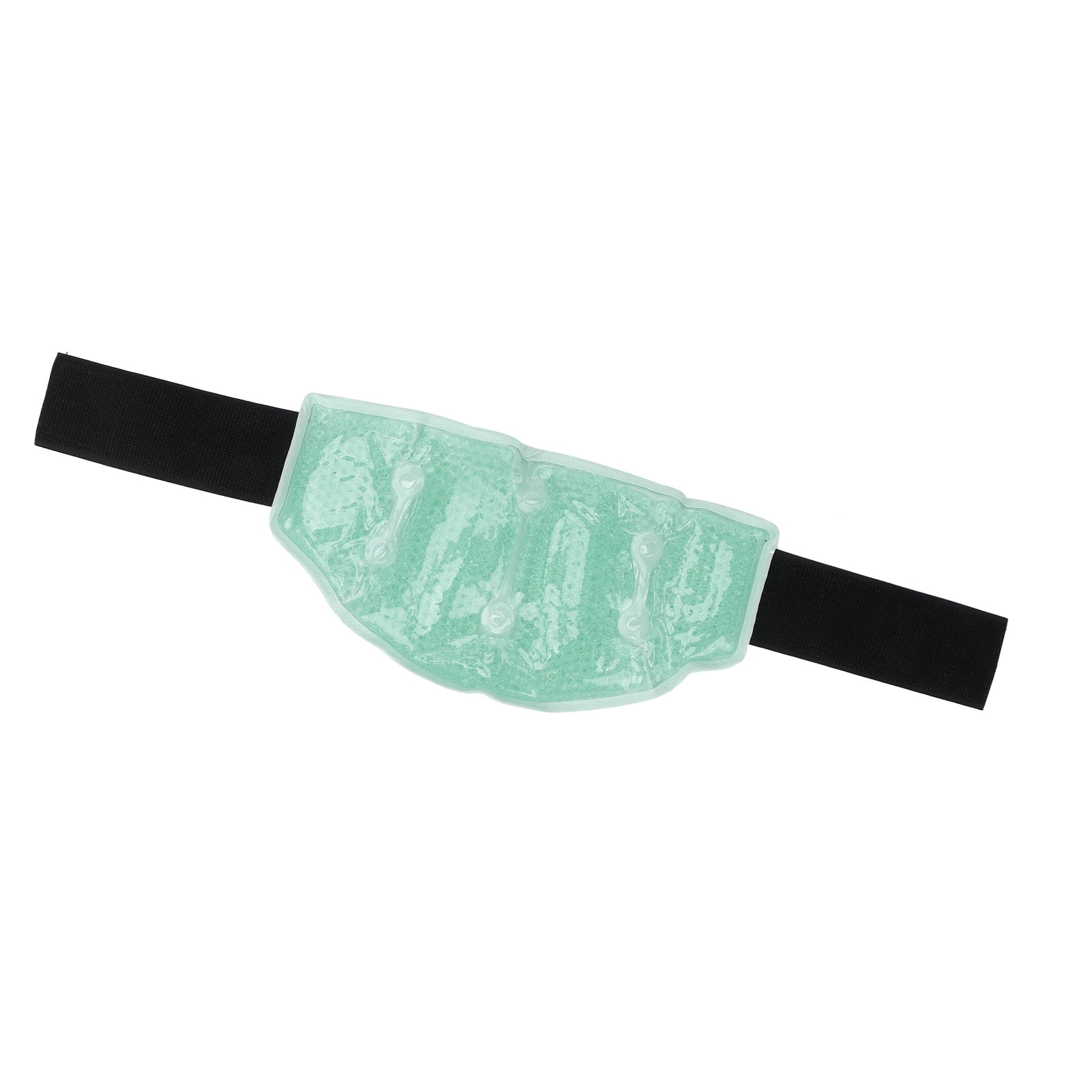 Yajisi Reusable Gel Bead Neck Wrap for Pain Relief, Hot Cold Compress Therapy Cooling Neck Pack, Green (11 x 6.7 inches / 28 x 17 cm)