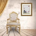 thumbnail image 3 of Marshall, Laura 26x32 Gold Ornate Wood Framed with Double Matting Museum Art Print Titled - Lovebug I, 3 of 4