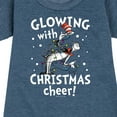 thumbnail image 3 of Cat in the Hat - Glowing Christmas Cheer  - Toddler And Youth Girls Fleece Dress, 3 of 5