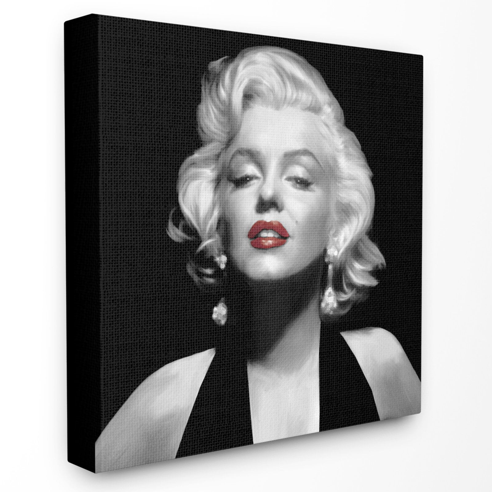 The Stupell Home Decor Collection Marilyn Red Lips Wall Art