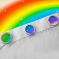 thumbnail image 4 of Homewish Kids Magic Unicorn Blackout Curtains Set of 2 (52x84 Each), Stars Rainbow Galaxy Window Curtains, Dreamy Cartoon Butterfly Curtains and Drapes, Blackout Curtains Room Decor, 4 of 6