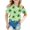 F Green, variant on Shirts For Girls St. Patrick'S Day Kids Short Sleeve Crew Neck Shamrock Print Tee Spring Casual Comfortable Top Pink 3 Years-4 Years