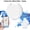 1 set (white), variant on Mini Smart GPS Anti-Loss Tracker Compatible with Apple Find My, Replaceable Long-Lasting Battery, Trajectory Recording Key Finder for Wallet, Luggage, Bags & Pets