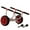 Black, Red, variant on Soozier Kayak Cart with Adjustable Width and Large Wheels, Red