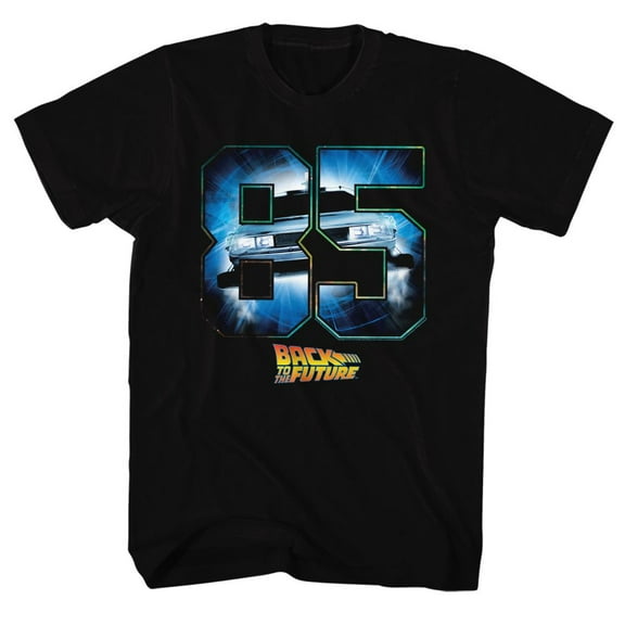 Back To The Future Eighty Five Black Adult T-Shirt 4Xlt