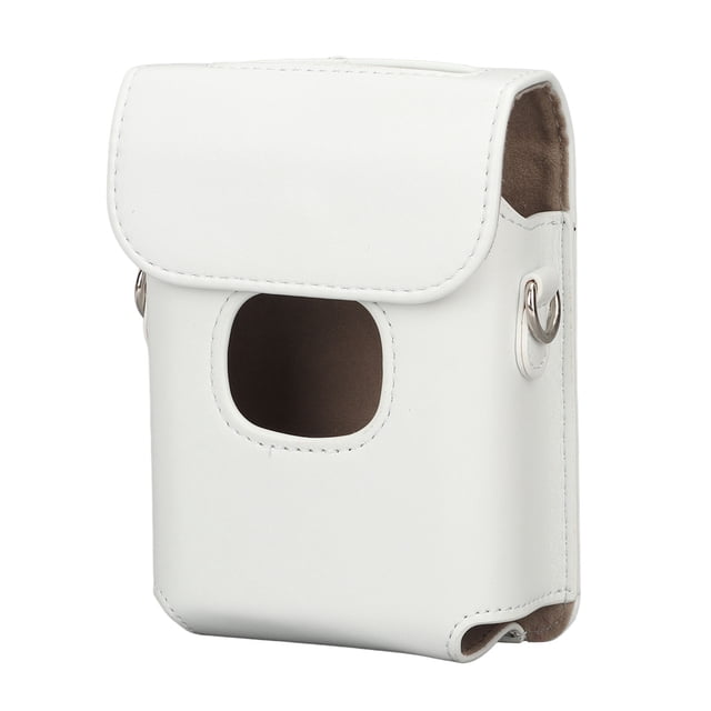 Funda Protectora retro de pu para para cámara instantánea con solapa de succió magnética, tacto comomodo, Correa de Hombro Portátil para mini enlace2