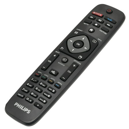 YKF340-003 Remote fit for Philips LED LCD Smart TV HDTV w Netflix Vudu (Best Tv Shows On Netflix For Tweens)
