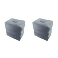 thumbnail image 3 of pitrice Convenient Inflatable Foot Rest 3 Layers Foot Stool Foot Rest Pillow for Traveling Light Gray 40 x 30 x 43cm 2Set, 3 of 6