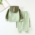 thumbnail image 5 of Gubotare Toddler Hoodie and Pants Set Toddler Boy Clothes,Long Sleeve Printing Hoodie+Jeans Pants Toddlers Boys Outfits Set Kids Clothing 2T 3T (Green,2-3 Years), 5 of 5