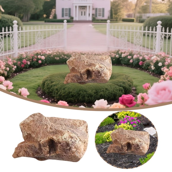 WIFKLSIIPG Pseudorock en Mousse pour Aménagement Paysager Décoration de Cour et Couverture de Puits Pseudorock Couverture pour Aménagement Paysager