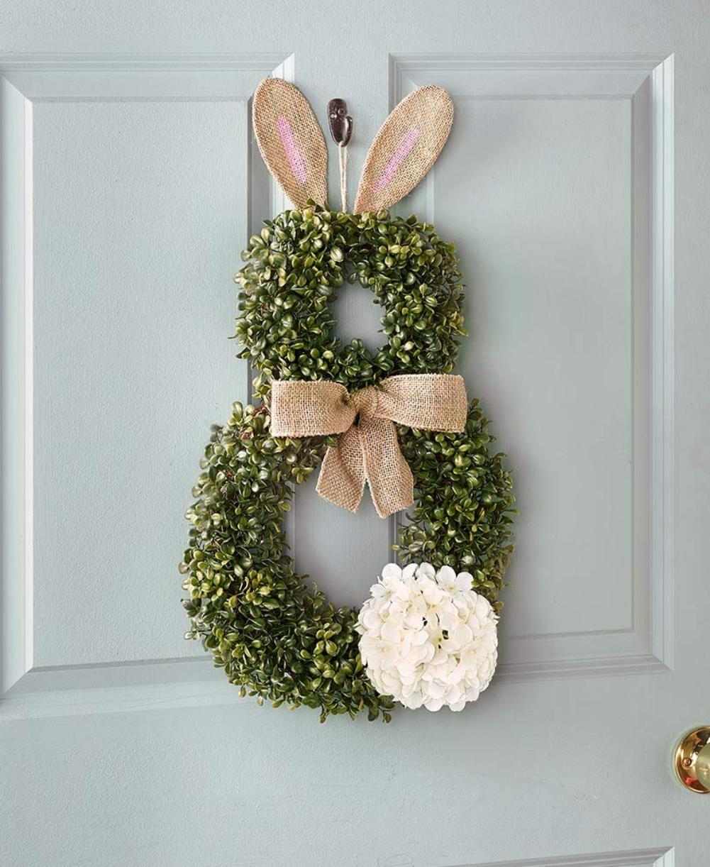 Cottontail Bunny Wreath, Accent your front door or a wall in your home