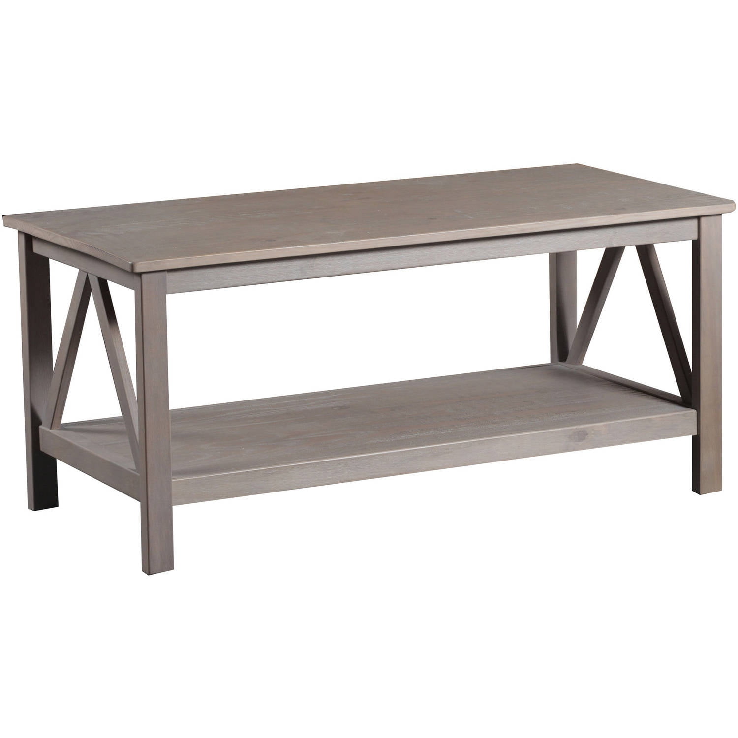 Linon Titian Coffee Table, Rustic Gray - Walmart.com - Linon Titian Coffee Table, Rustic Gray - Walmart.com