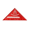 thumbnail image 2 of LOVIVER Outil de Menuiserie Carré en Alliage d'Aluminium pour Charpentier Machiniste Pouces Rouge, 2 of 8