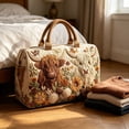 thumbnail image 6 of Cow Plaid Travel Weekender Bag Large Capacity Shoulder Duffel Tote for Women Vacation Gym Trip, 6 of 7