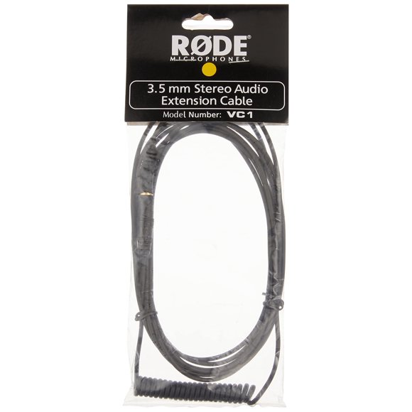 Cable de extensión Rode VC1 Mini-jack, 3,5 mm, estéreo, 3 m, negro