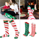 thumbnail image 4 of Calcetines novedosos para mujer - Calcetines navideños hasta la rodilla - Calcetines navideños divertidos, 4 of 5