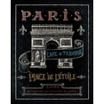 thumbnail image 2 of Brissonnet, Daphne 26x32 White Modern Wood Framed Museum Art Print Titled - Travel to Paris II, 2 of 4