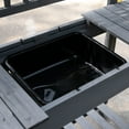 thumbnail image 7 of Olurrisa Wooden Workstation,Outdoor Potting Bench Table,with Sliding Tabletop,Storage Shelf and Dry Sink,for Greenhouse,Garden,Patio, 7 of 7