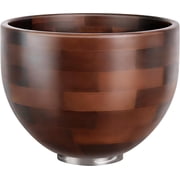 Premium Wood Mixing Bowl, Compatible with 4.5 & 5 QT KitchenAid Tilt-Head Stand Mixer. Natural Wooden Bowls, Kitchenaid Mixer Bowl with Stainless Steel Locking Base.4.5-5 Qt,Kitchen Gift Idea