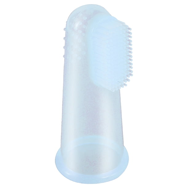 Cepillo De Dientes Para Dedos De Bebé Para Entrenar La Dentición Masajeador De Limpieza Bucal Para Entrenar A Su Hijo Hábitos Orales Saludables Cepillo De Dientes De Silicona Sin Bpa Para Bebés De 6 A Muyoka Hogar