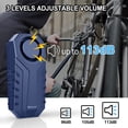 thumbnail image 2 of Control remoto inalámbrico Bike Alarm WSDCAM 113dB, paquete de 2 unidades, azul, 2 of 6