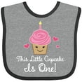 thumbnail image 3 of Inktastic 1st Birthday Cupcake Girls Cute Girls Baby Bib, 3 of 4