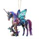 thumbnail image 1 of Adornos de caballos para el árbol de Navidad Adorno colgante de caballo de acrílico 2D con brillantes Regalo para mujeres, niñas y amantes de los caballos, 1 of 7